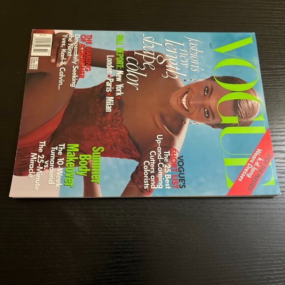 Vogue Magazine July 1997 Kiara Kubukuru Cover No Label - Picture 3 of 4